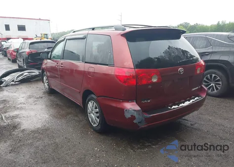 2008 Toyota Sienna Le из США, поврежденный, VIN 5TDZK23C18S101480